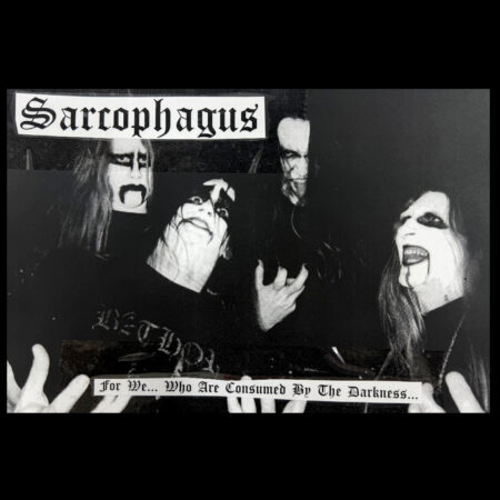 ASR370 Sarcophagus (USA) - For We... Who Are Consumed By The Darkness... TEST PRESS LP