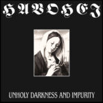 ASR402 Havohej (USA) - Unholy Darkness And Impurity WHITE MARBLE LP